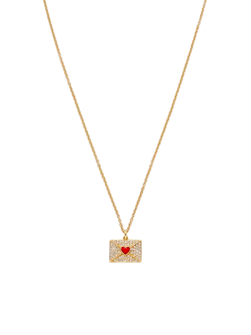 Yellow gold statement pendant photo