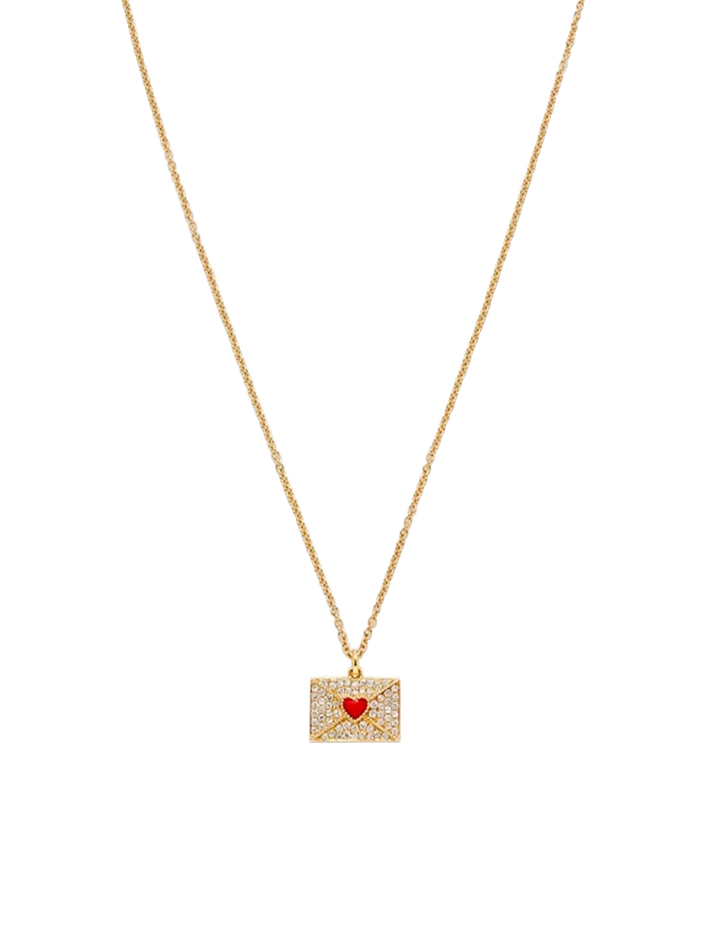 Yellow gold statement pendant