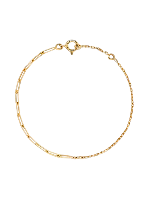 Nude pm solitaire bracelet yellow gold photo