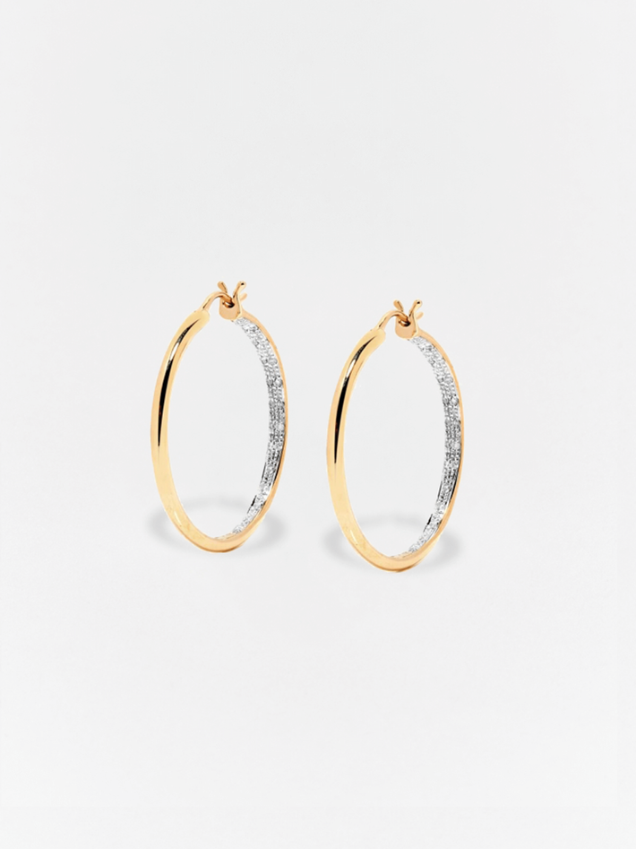 Hidden diamond hoops