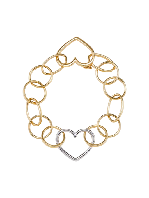 Maxi iconic heart mesh bracelet  photo