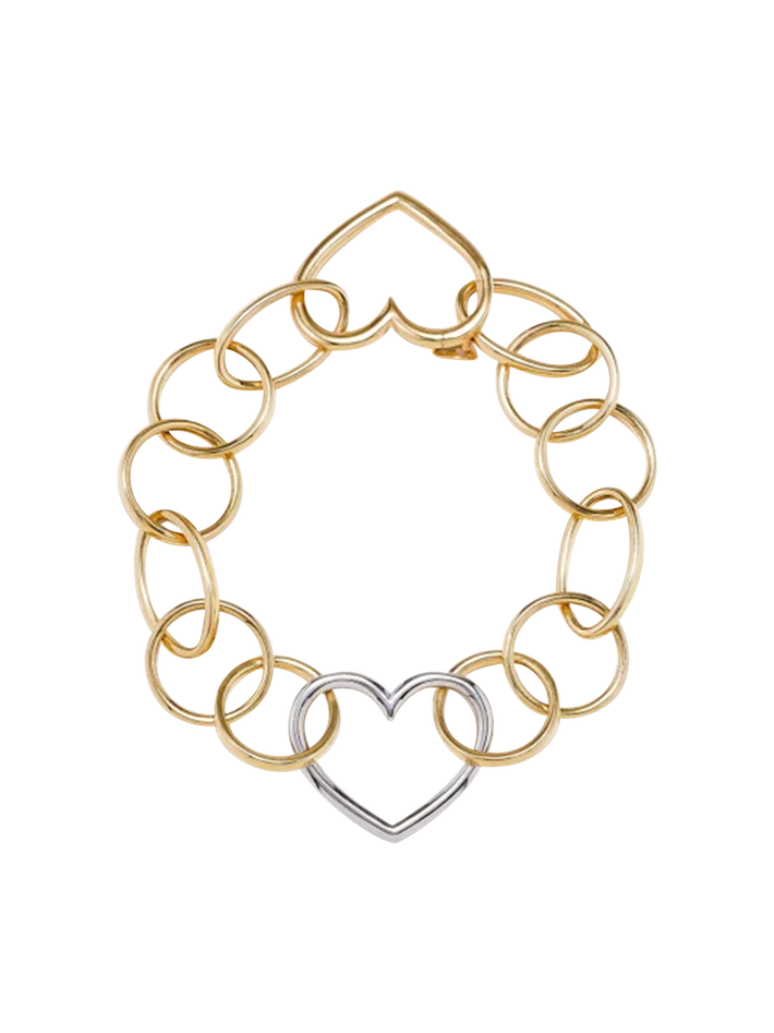 Maxi iconic heart mesh bracelet 