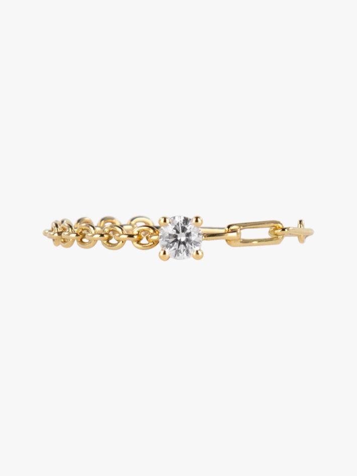 Diamond mixed-chain ring