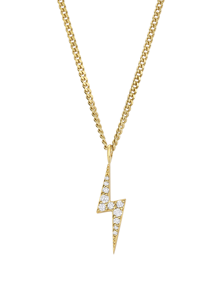Zap diamond necklace