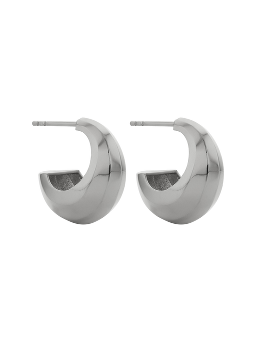 Cira hoop earrings silver photo