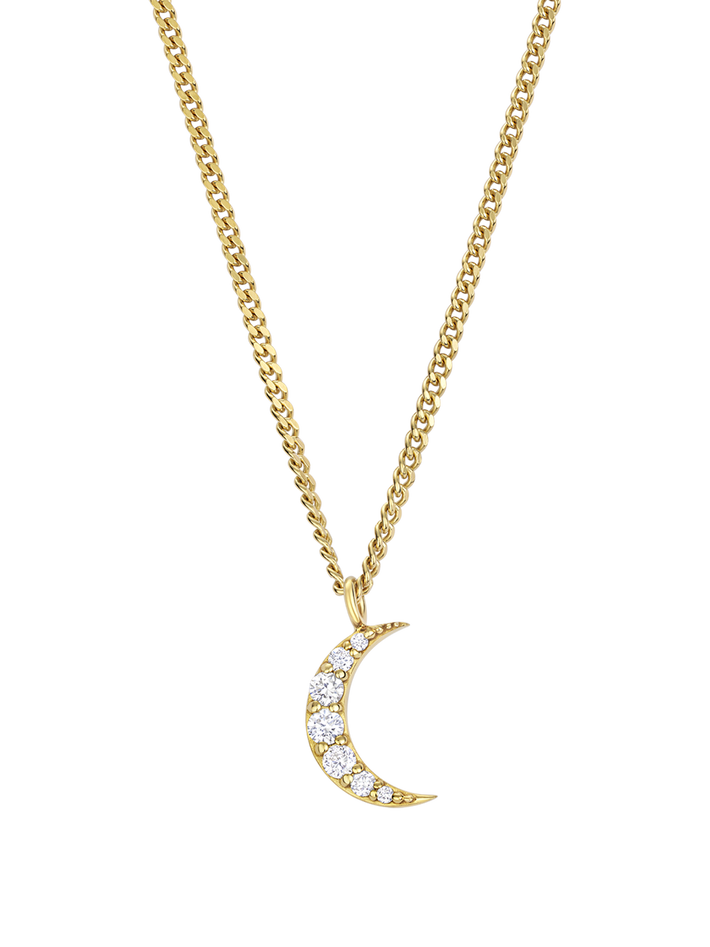 Luna diamond necklace