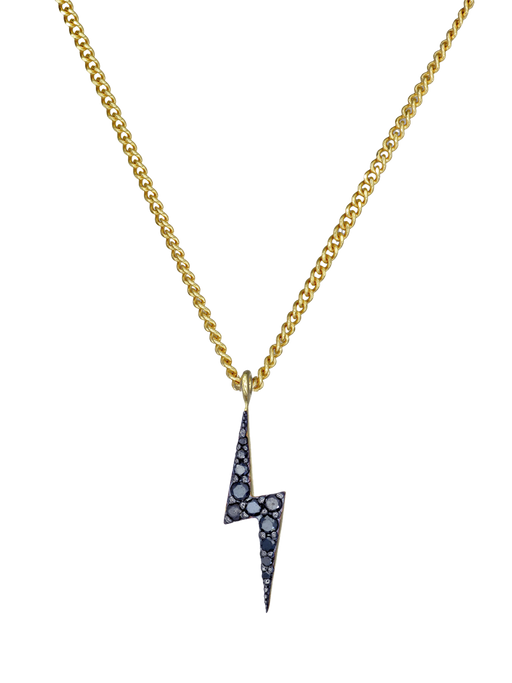 Zap black diamond necklace photo