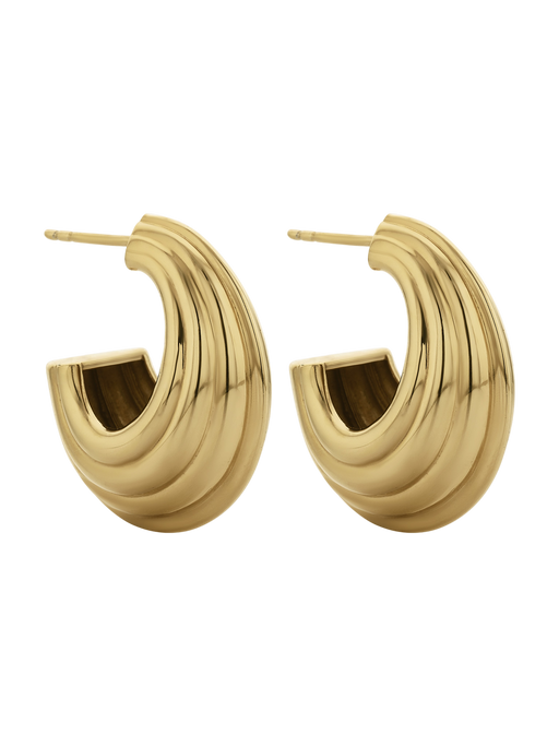 Solina hoop earrings gold photo