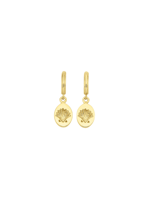 Secret society of lovers earrings gold photo