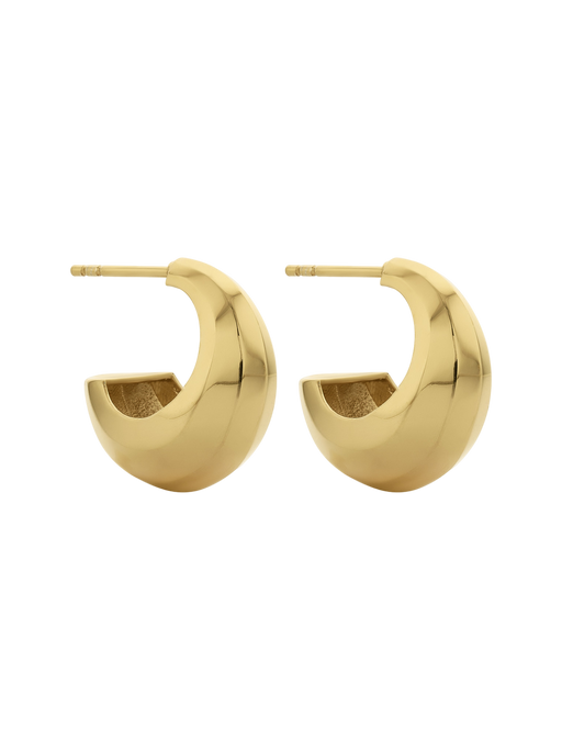 Cira hoop earrings gold photo