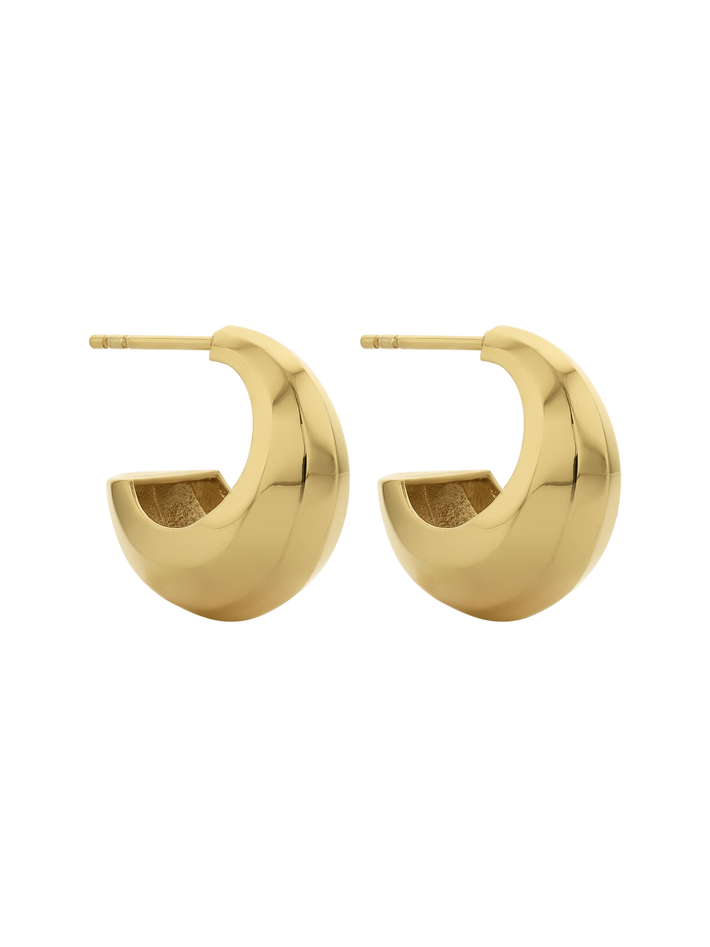 Cira hoop earrings gold