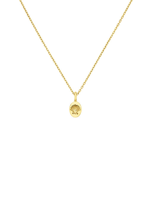 Secret society of shell lovers necklace gold photo