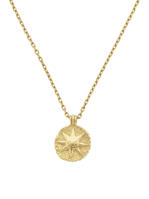 Let the sun shine in necklace gold photo