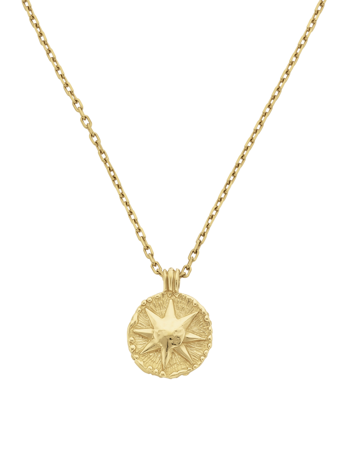 Let the sun shine in necklace gold