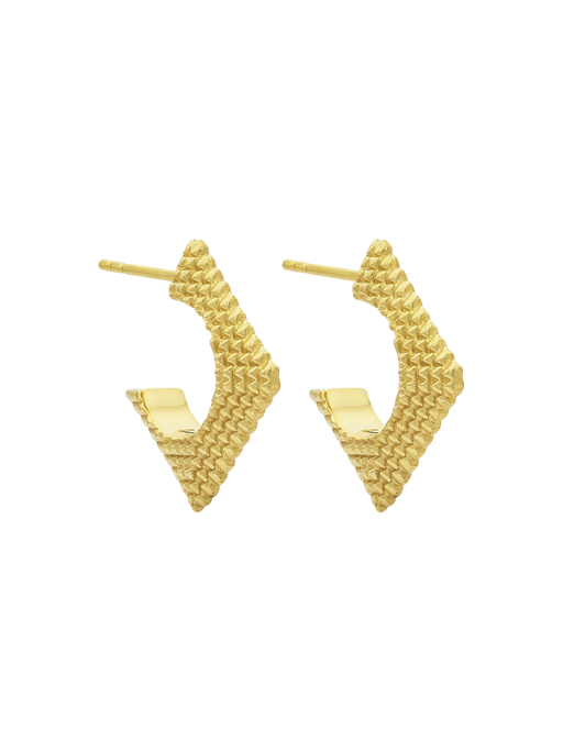 Cusco hoop earrings gold photo