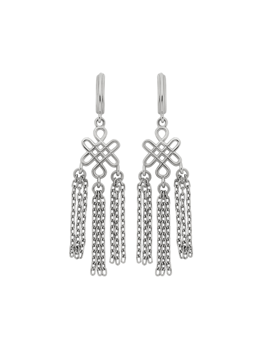 Ether earrings silver photo