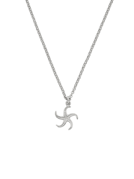 Starfish necklace silver photo