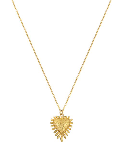 Heart rays necklace photo
