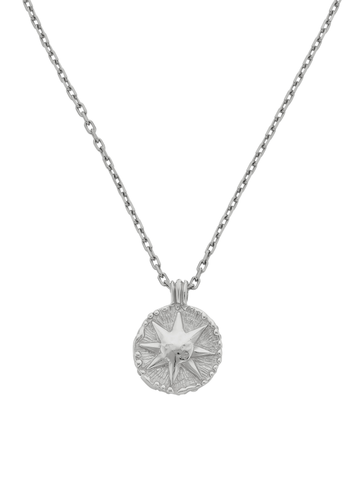 Let the sun shine in necklace silver