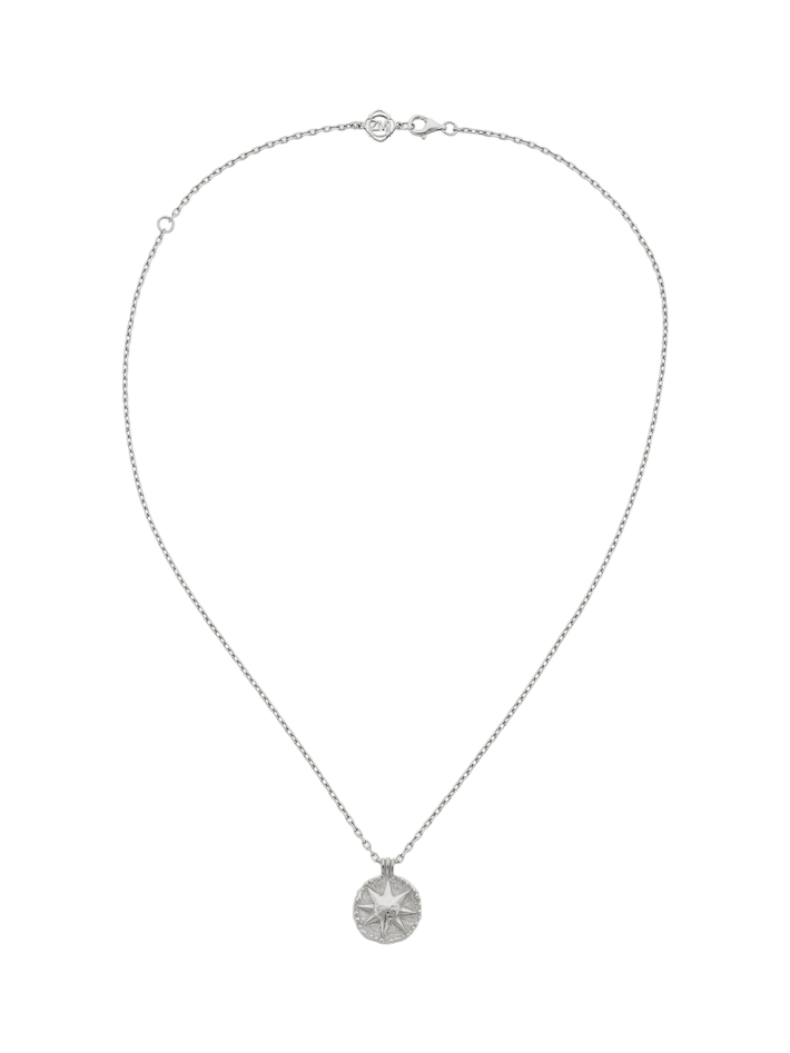 Let the sun shine in necklace silver