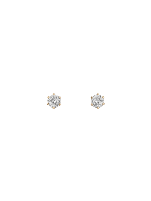 Grey diamond crown studs photo