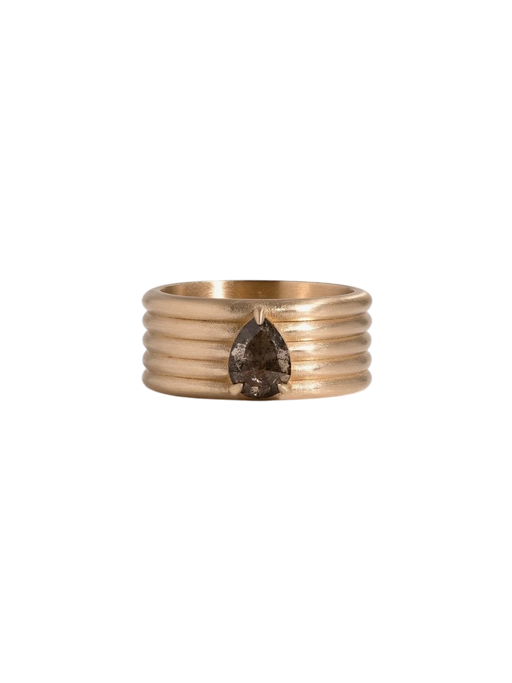 Salt + Pepper Diamond Carleen Ring 1.12ct photo