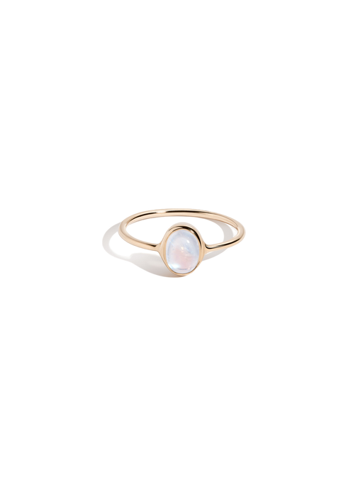 Oval moonstone ring photo