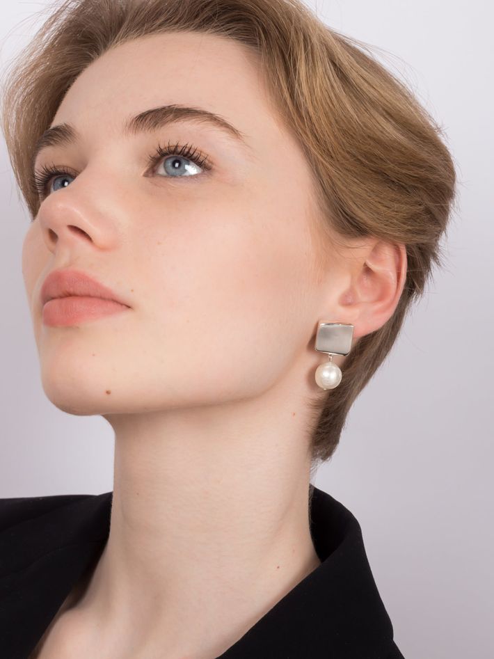 Small baroque luca earrings