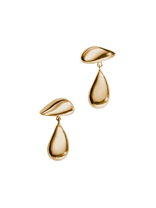 Alyce earrings in gold vermeil photo