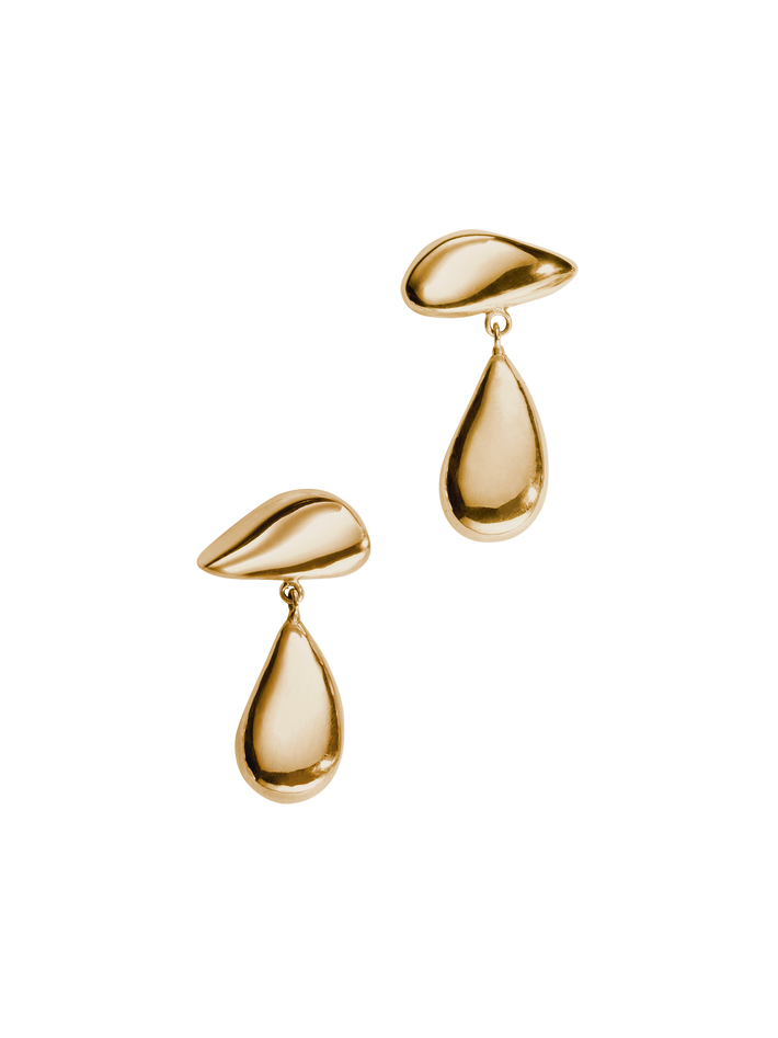 Alyce earrings in gold vermeil