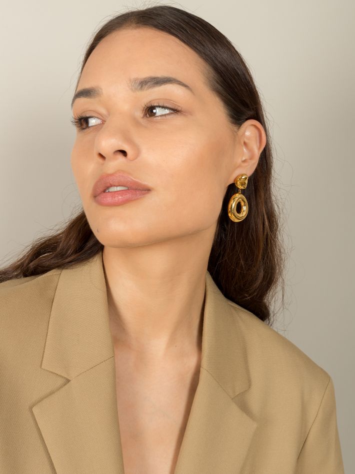 Donut earrings