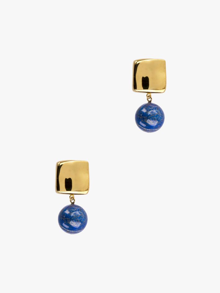 Luca lapis earrings