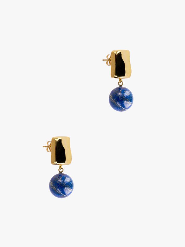 Luca lapis earrings