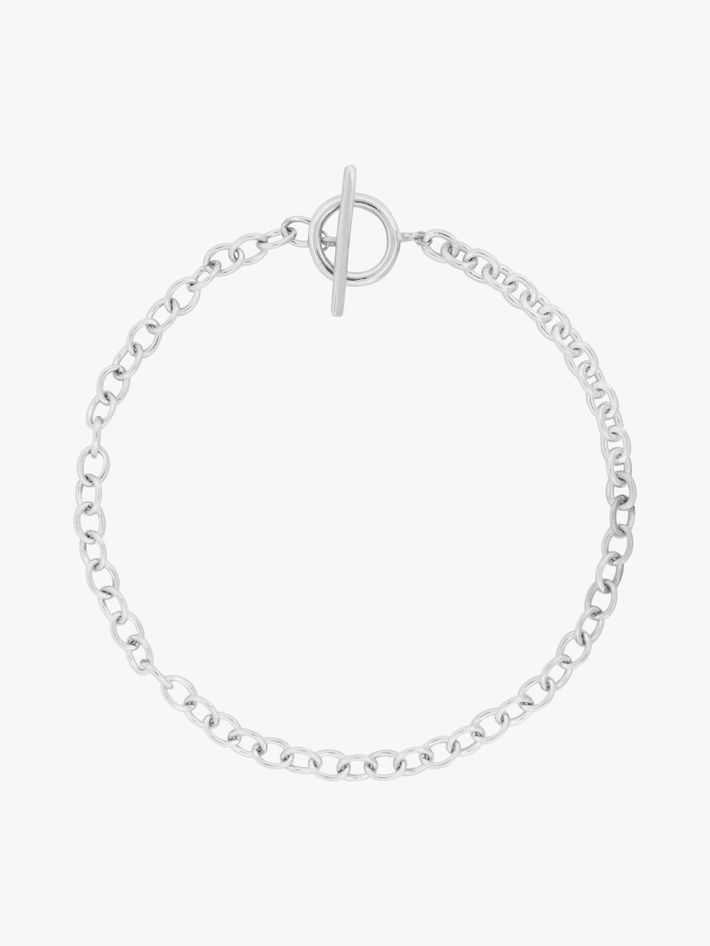 Classic chain t-bar necklace