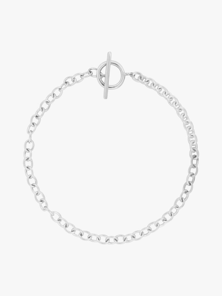 Classic Chain T Bar Necklace By Agmes Finematter