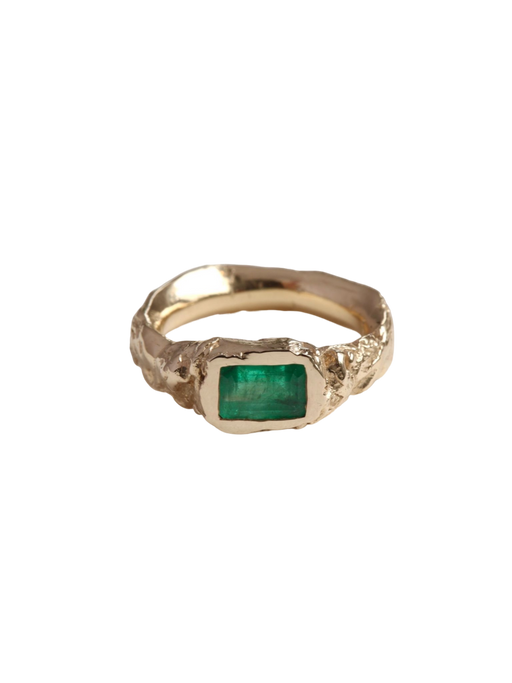 Molten emerald signet photo