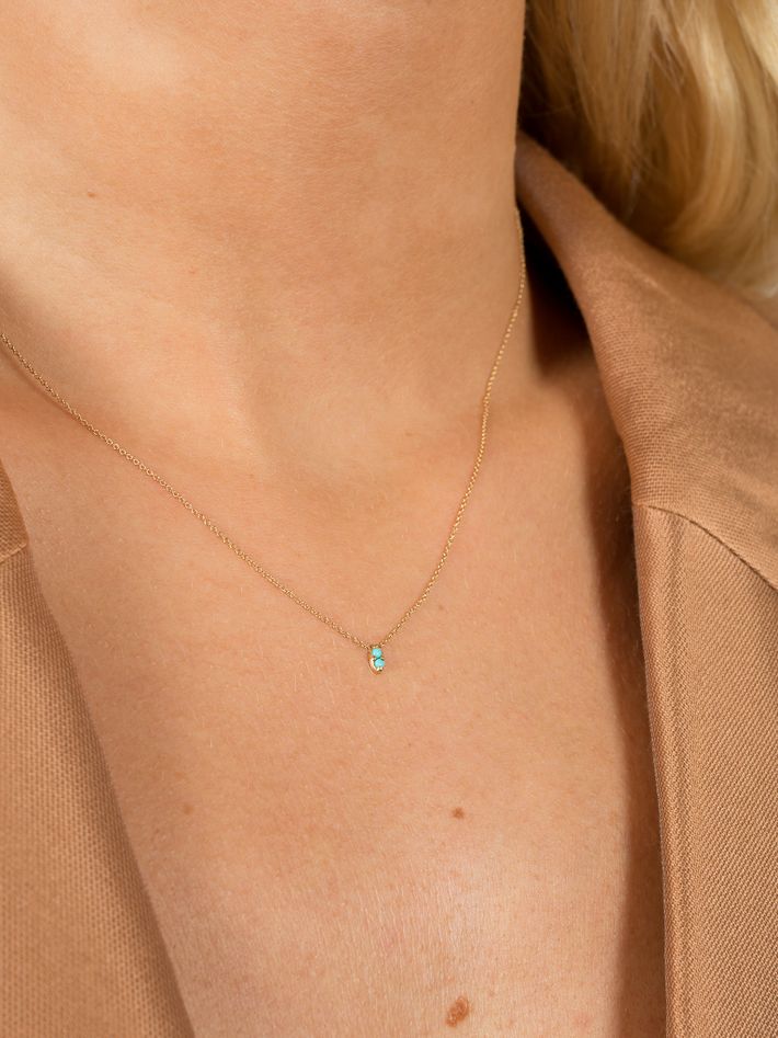 Duet turquoise necklace