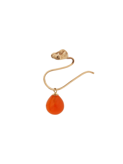 Carnelian droppers, 9ct gold photo