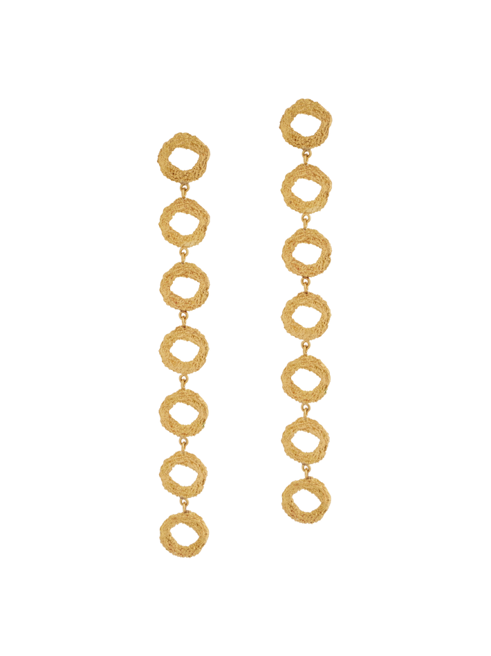 Mati seven drop earrings