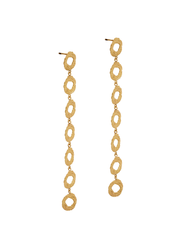 Mati seven drop earrings