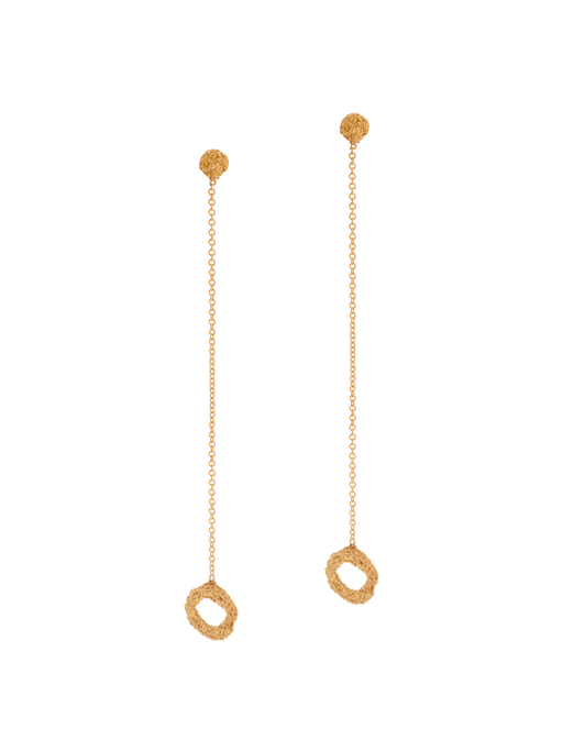 Mati chain drop earrings photo