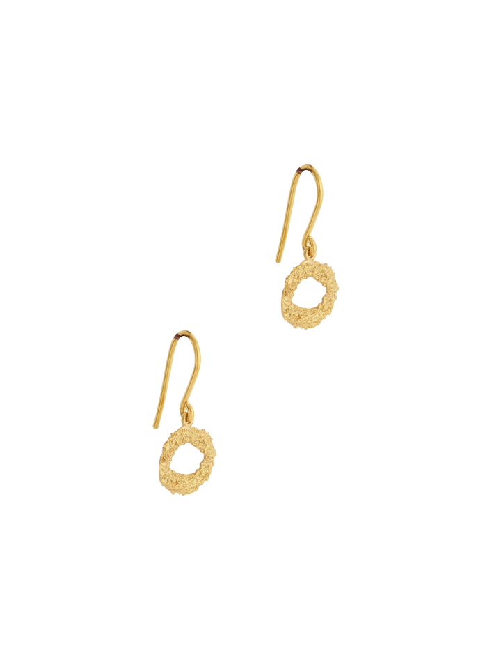 Mati single drop earrings