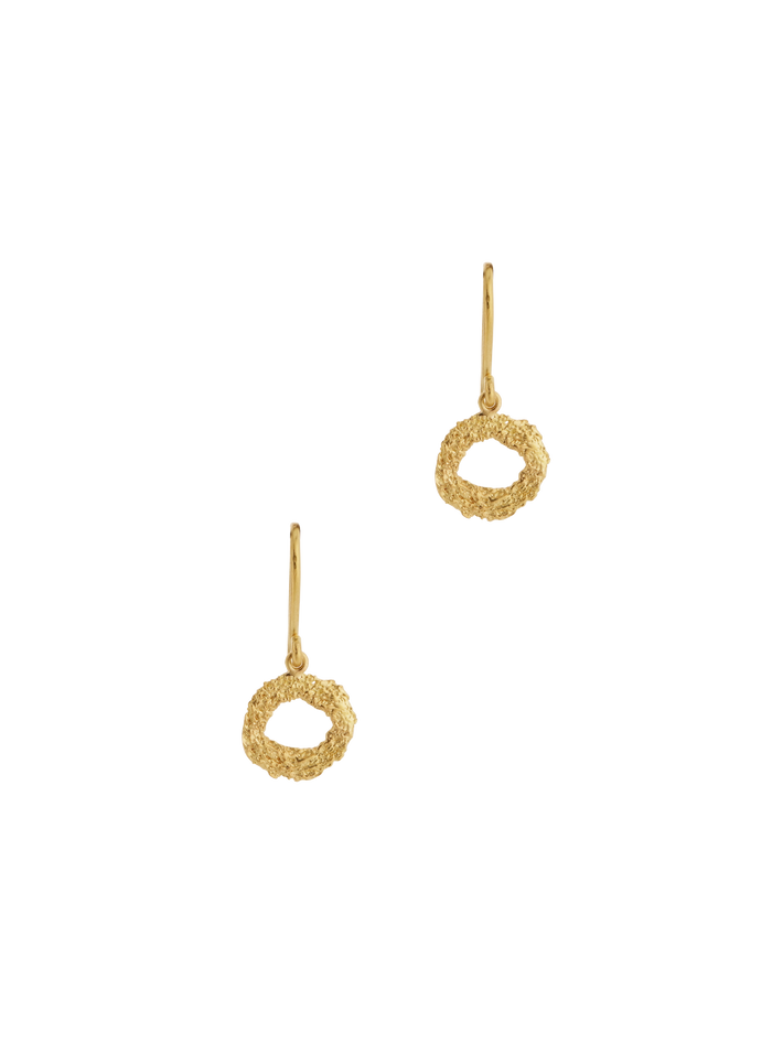 Mati single drop earrings