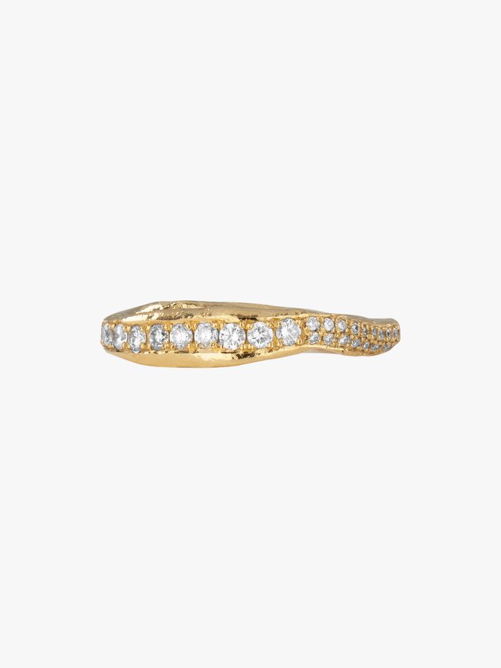 Atlas white diamond ring 