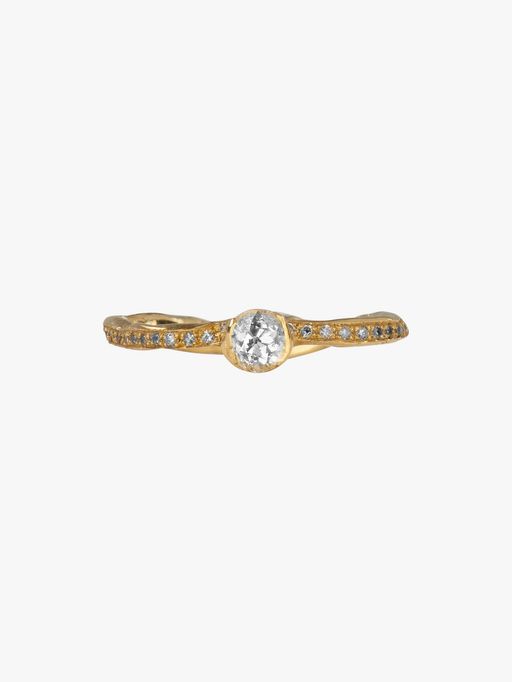 Antique diamond rowena ring photo