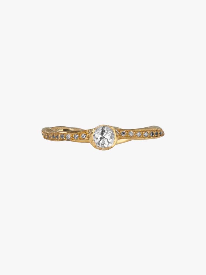 Antique diamond rowena ring