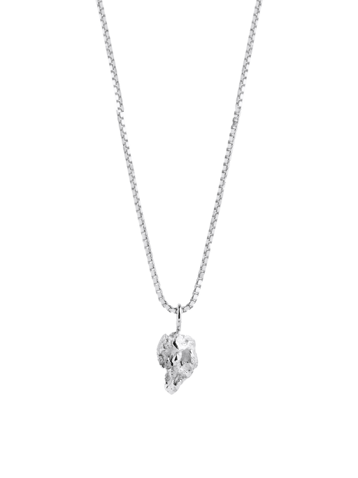 Zero waste necklace in sterling silver photo