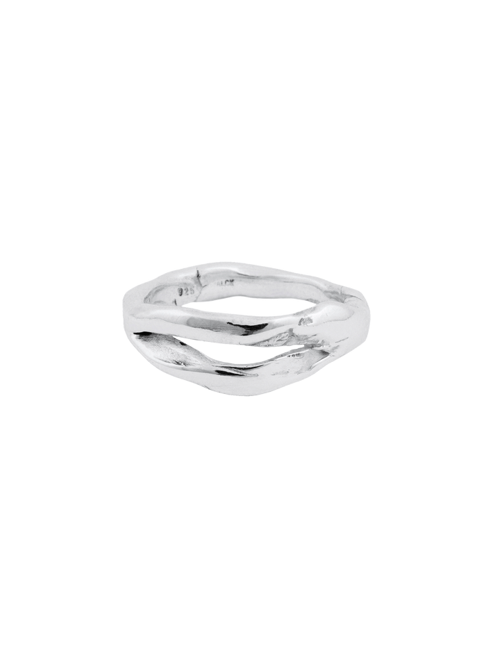 Sculptured split ring