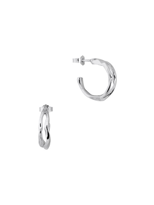 Sculptured split earrings  photo