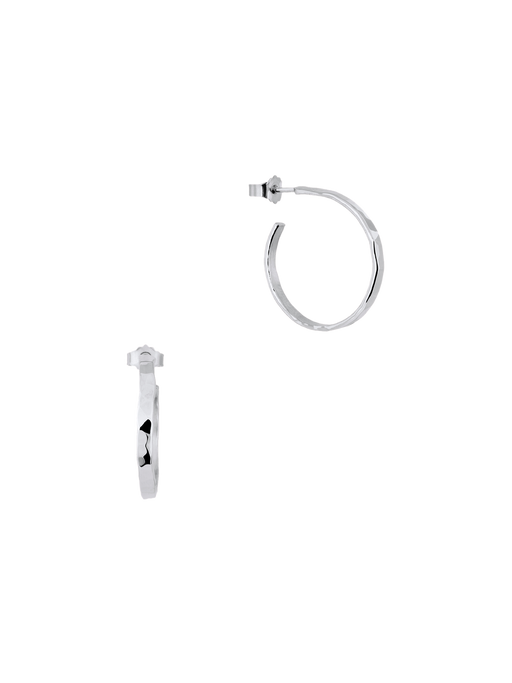 Hammered earrings small photo